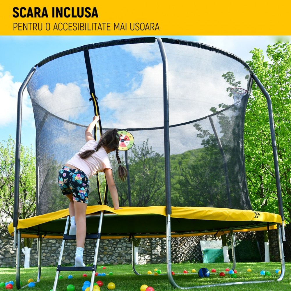 Trambulina Progressive Flex Ultra 300 cu scara inclusa