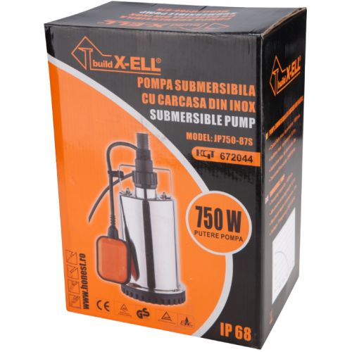 Pompa Submersibila cu Carcasa din Inox EPTO , PW: 550 Pompa Submersibila cu Carcasa din Inox EPTO , PW: 550