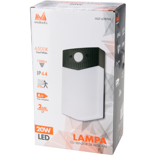 LAMPA LED CU SENZOR DE MISCARE