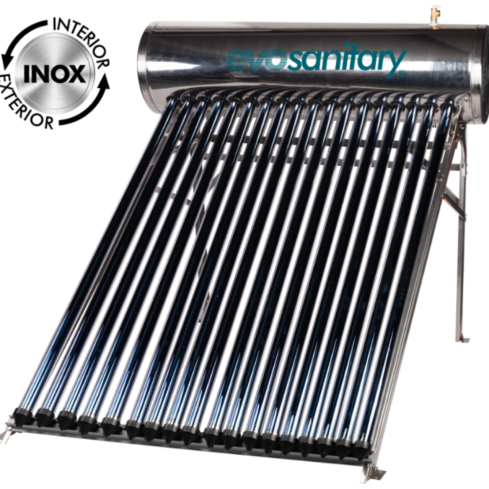 Sistem Panou Solar Presurizat cu Tuburi Heat Pipe SPP-470-H58,1800-18 C INOX , Vl: 150; Tbuc: 18; Dmm: 58; Lmm: 1800