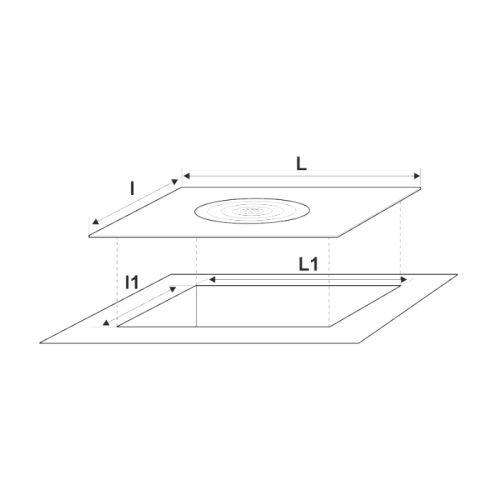 Plita Fonta 1OS , Lmm: 380; Bmm: 320; Tip: 1