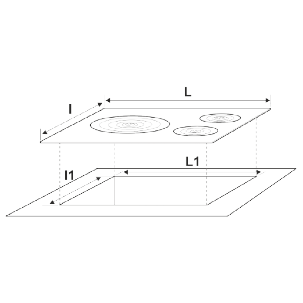 Plita Fonta cu 3 Ochiuri, Lungime 550mm; Latime 400mm Plita Fonta cu 3 Ochiuri, Lungime 550mm; Latime 400mm