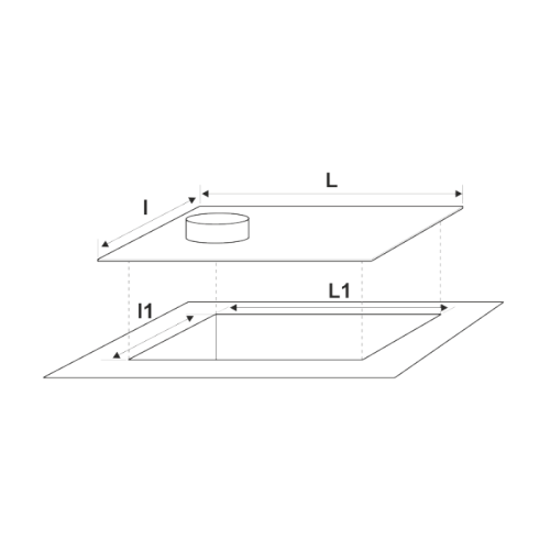 Plita Fonta cu Gat Burlan , Lmm: 395; Bmm: 170; Tip: 1