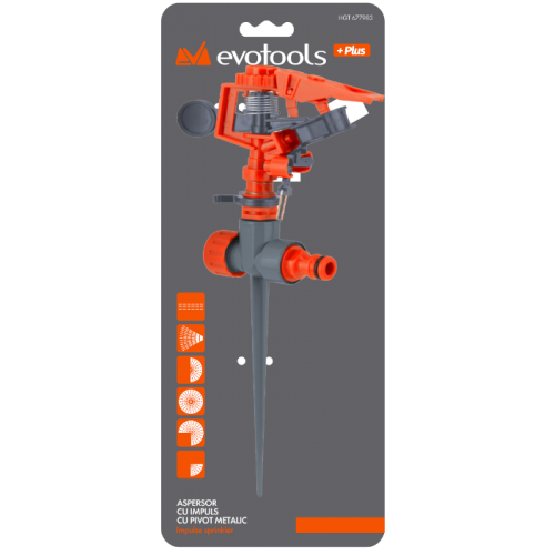 ASPERSOR CU IMPULS, TIJA METALICA PLUS ASPERSOR CU IMPULS, TIJA METALICA PLUS