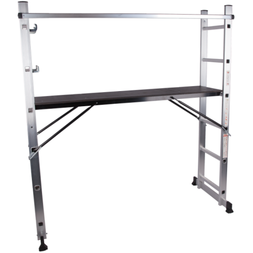 Scara din Aluminiu Tip Schela /Inaltime deschisa 190; Inaltime rezemata: 330