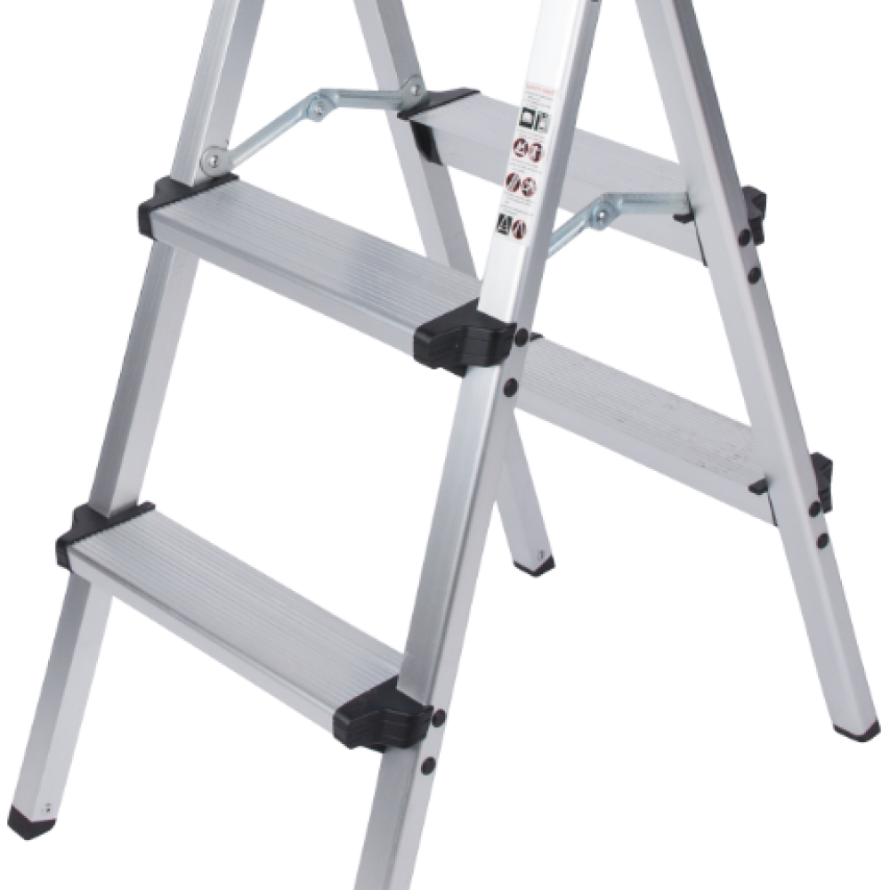 Scara Dubla din Aluminiu ETS / Numar trepte: 3; Inaltime utila: 97; Inaltime totala: 97 Scara Dubla din Aluminiu ETS / Numar trepte: 3; Inaltime utila: 97; Inaltime totala: 97