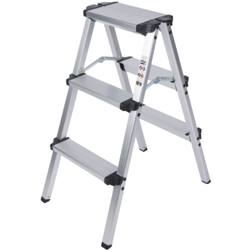 Scara Dubla din Aluminiu ETS / Numar trepte: 3; Inaltime utila: 97; Inaltime totala: 97