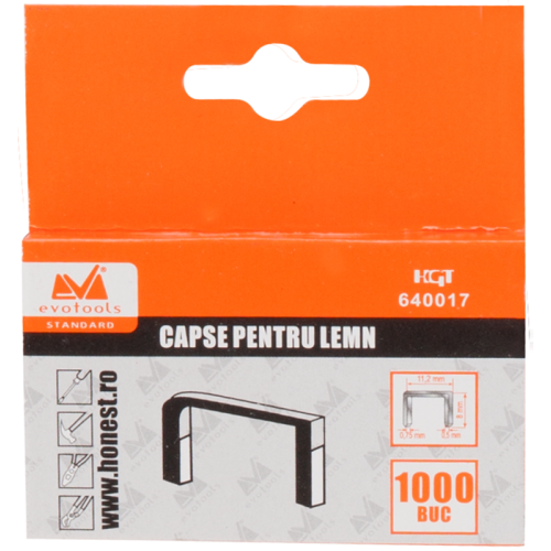 CAPSE LEMN 1000 PCS H: 14MM G: 1.2MM