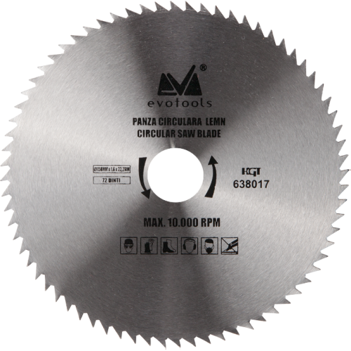 PANZA CIRCULARA LEMN D: 230MM