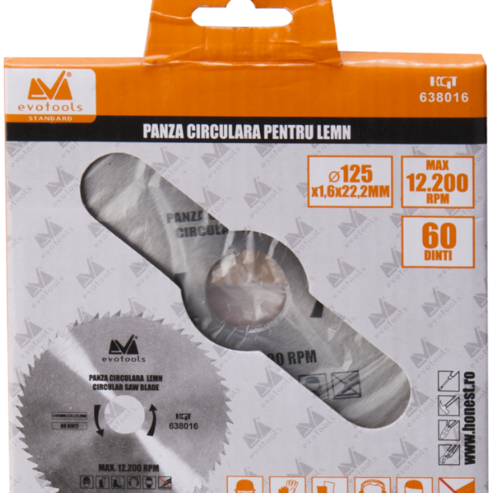 PANZA CIRCULARA LEMN D: 125MM