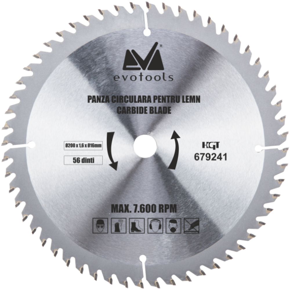 PANZA CIRCULARA VIDIA LEMN D: 165MM G: 1.5MM DINTI: 18T