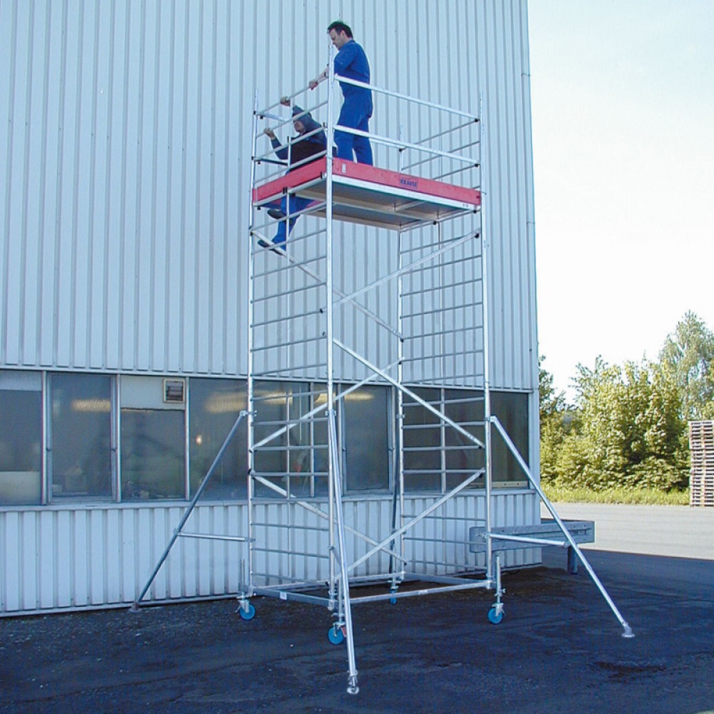 Schela Protec XXL 1,2 x 2m, aluminiu, inaltime lucru 7,3m