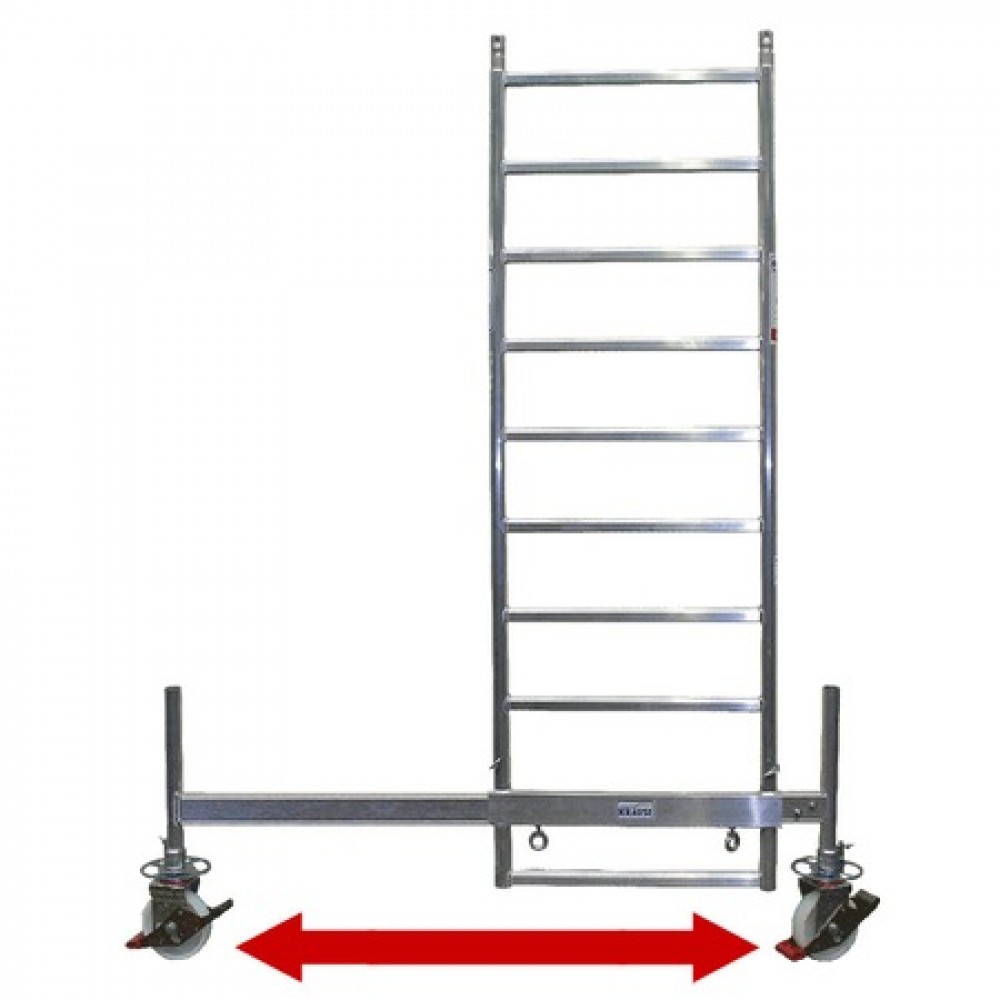 Schela KRAUSE STABILO S10 0,75 x 2m, aluminiu, inaltime lucru 8,4m