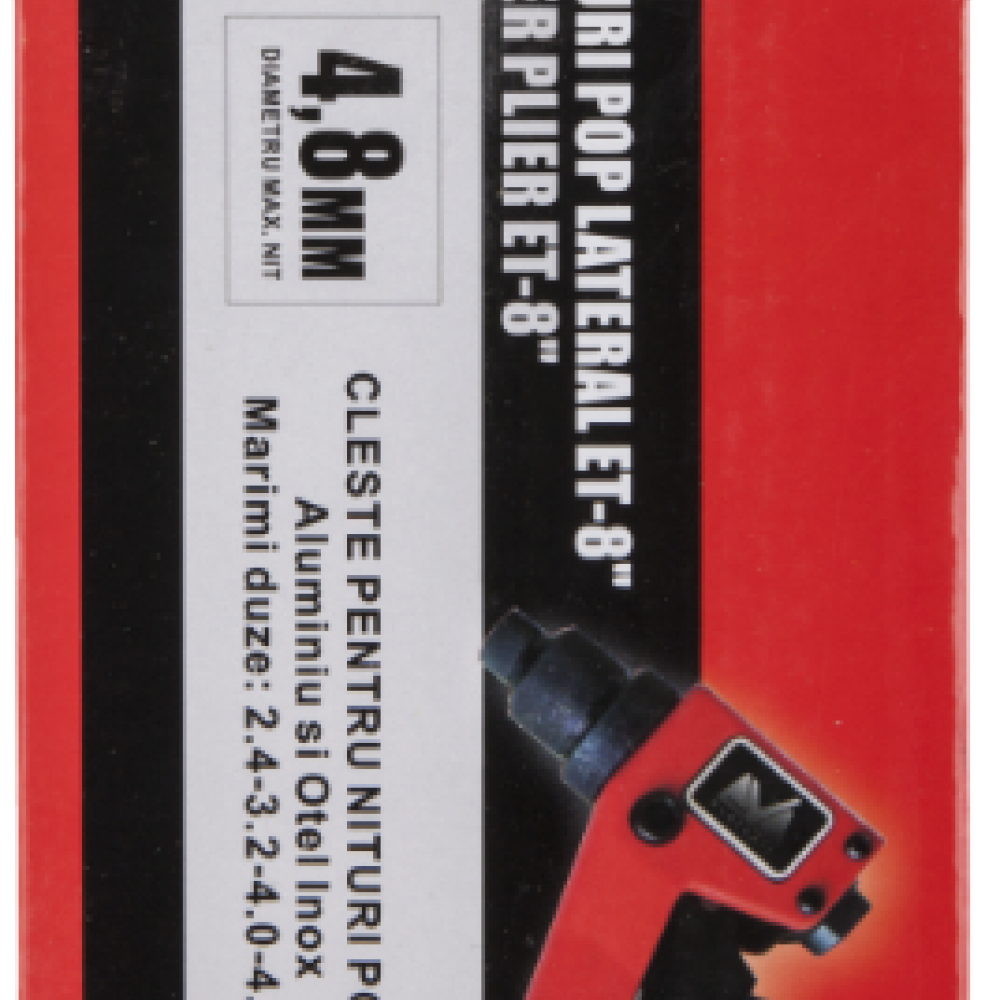 Cleste ETP Nituri Pop Lateral, L: 200