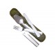 Tacamuri camping Joker inox set 4 piese cu husa Tacamuri camping Joker inox set 4 piese cu husa