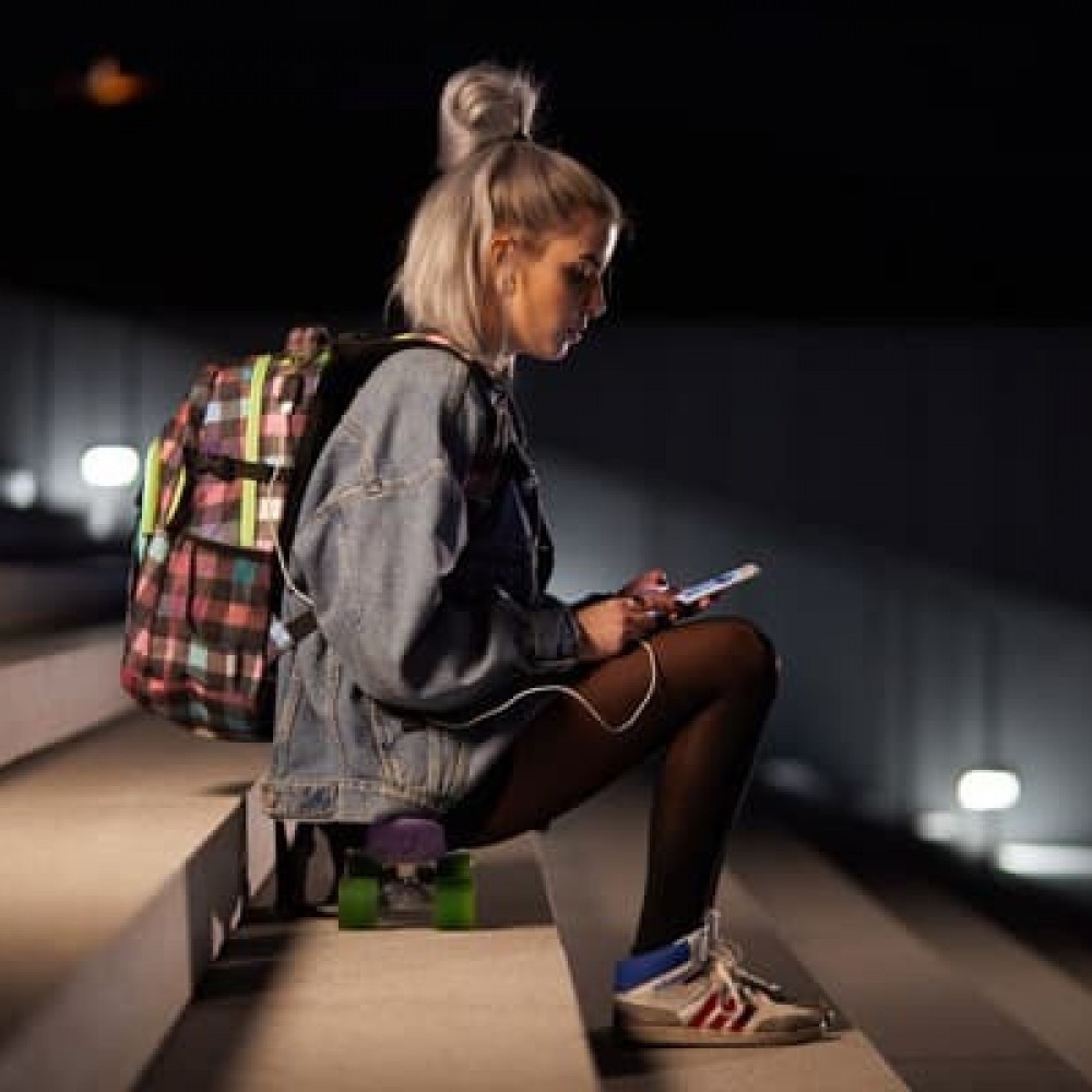 Rucsac Wheel Bee Generation Z multicolor cu LED - 950021