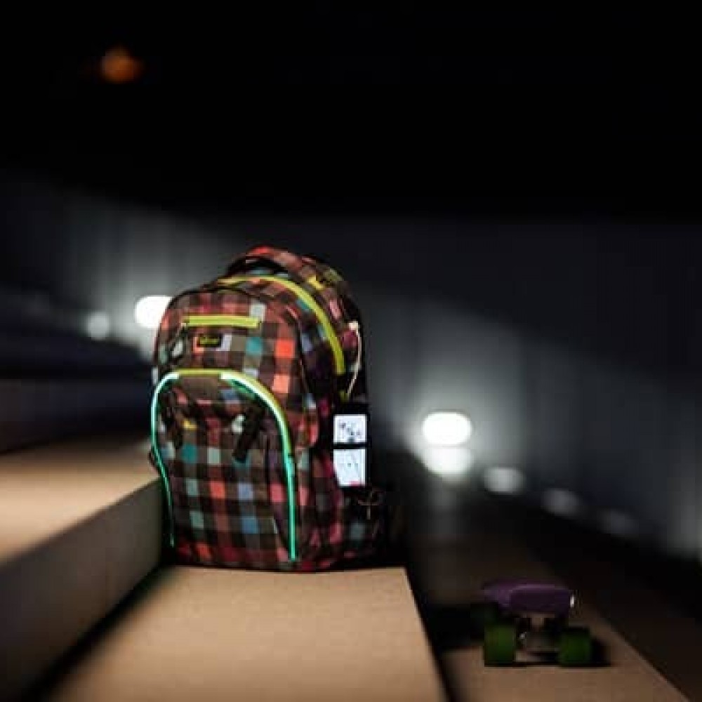 Rucsac Wheel Bee Generation Z multicolor cu LED - 950021