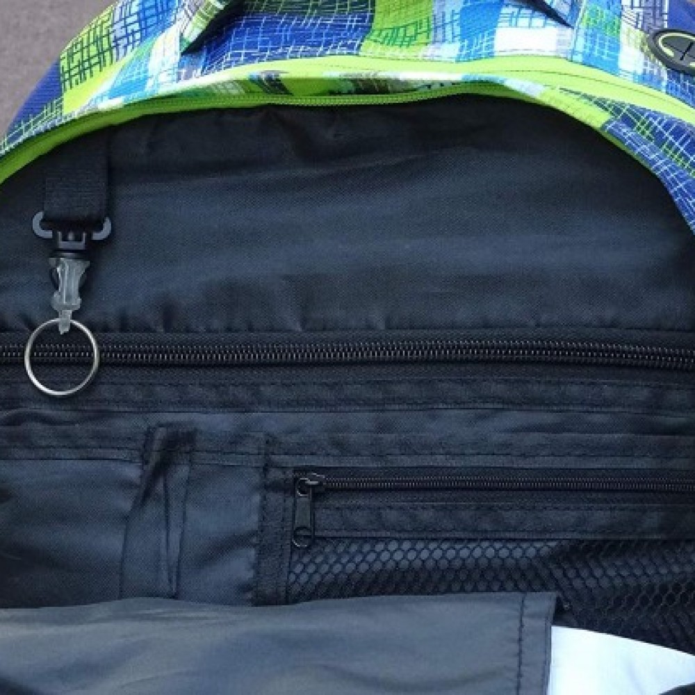 Rucsac Wheel Bee Generation Z albastru/verde/alb cu LED - 950020