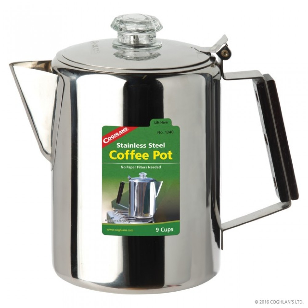 Cafetiera cu filtru de percolare Coghlans - 9 cani Cafetiera cu filtru de percolare Coghlans - 9 cani