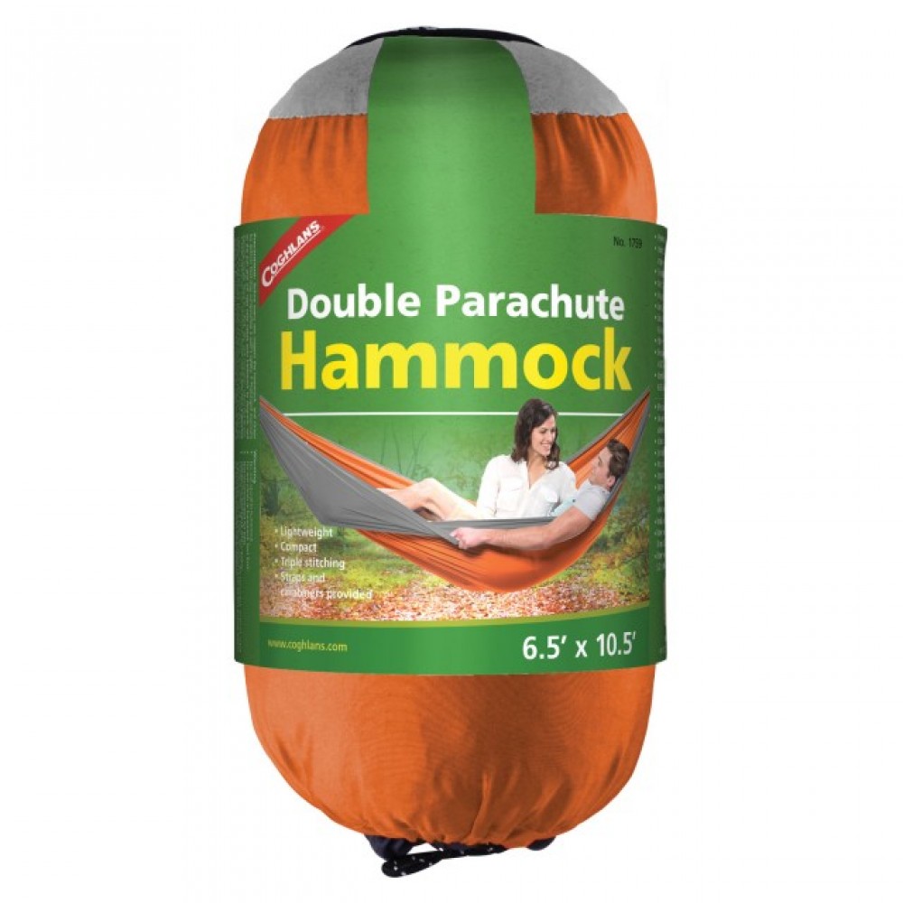 Hamac dublu portocaliu Coghlans 2m x 3.2m - C1759 Hamac dublu portocaliu Coghlans 2m x 3.2m - C1759