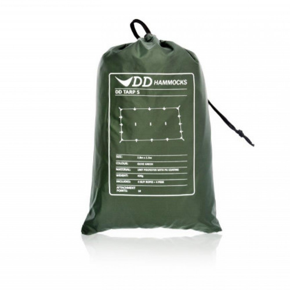 Tenda S Prelata Olive Green DDHammocks 2.8m x 1.5m - 0610370637272 Tenda S Prelata Olive Green DDHammocks 2.8m x 1.5m - 0610370637272