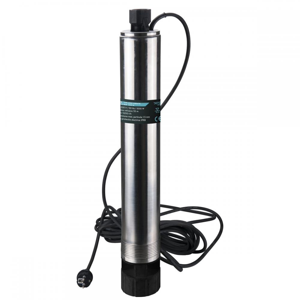 Tun lung de adancime 55m 5.5 bar 1000W 5200 l/h Tun lung de adancime 55m 5.5 bar 1000W 5200 l/h