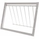 Usa pentru porumbei cu bare de metal (cadru de intrare) 50 cm