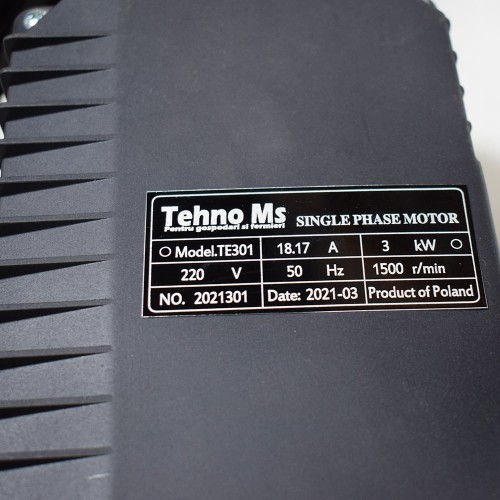 Motor TEHNOMS 3 kW, 50Hz, 1500 RPM