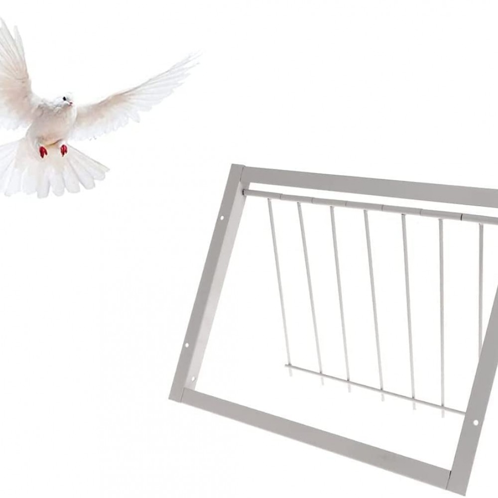Usa pentru porumbei cu bare de metal (cadru de intrare) 50 cm