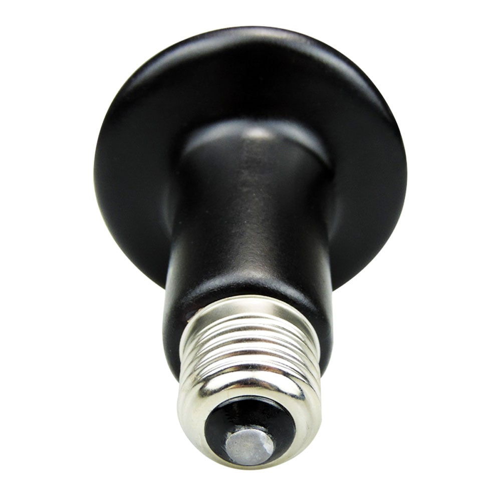 Bec infrarosu NEGRU ceramic 75W emitator de caldura pentru pui de pasari si animale de companie SET 10 BUC