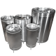 Butoi INOX 350 L cu capac flotant si canea