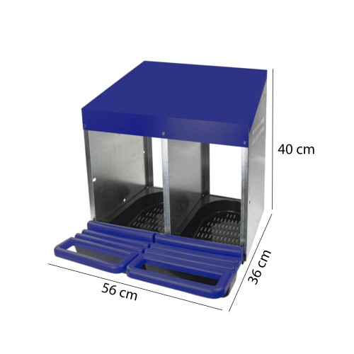 Cuibar pentru gaini cu 2 compartimente Cuibar pentru gaini cu 2 compartimente