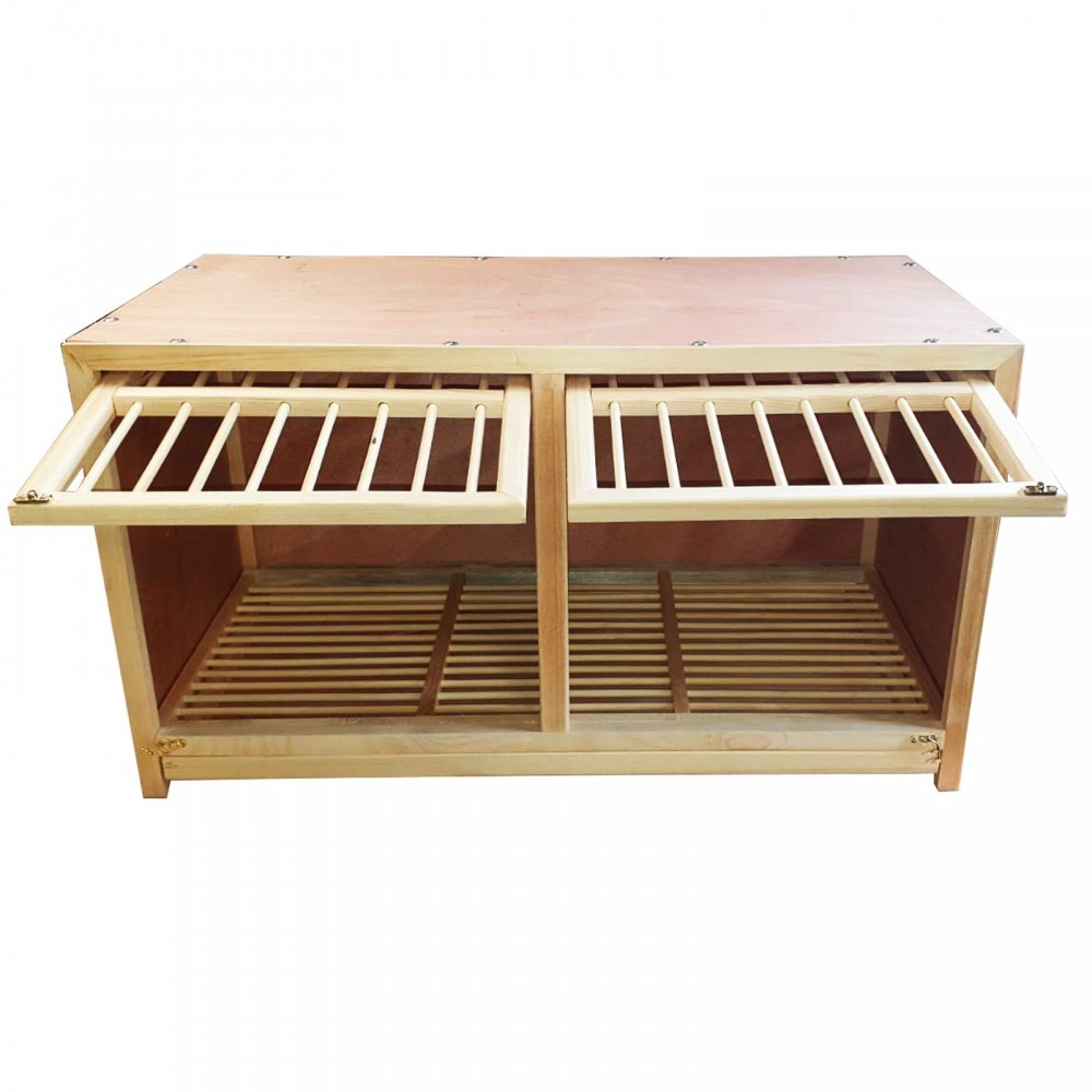 Cusca pentru porumbei din lemn V2 80 40 45cm Cusca pentru porumbei din lemn V2 80 40 45cm