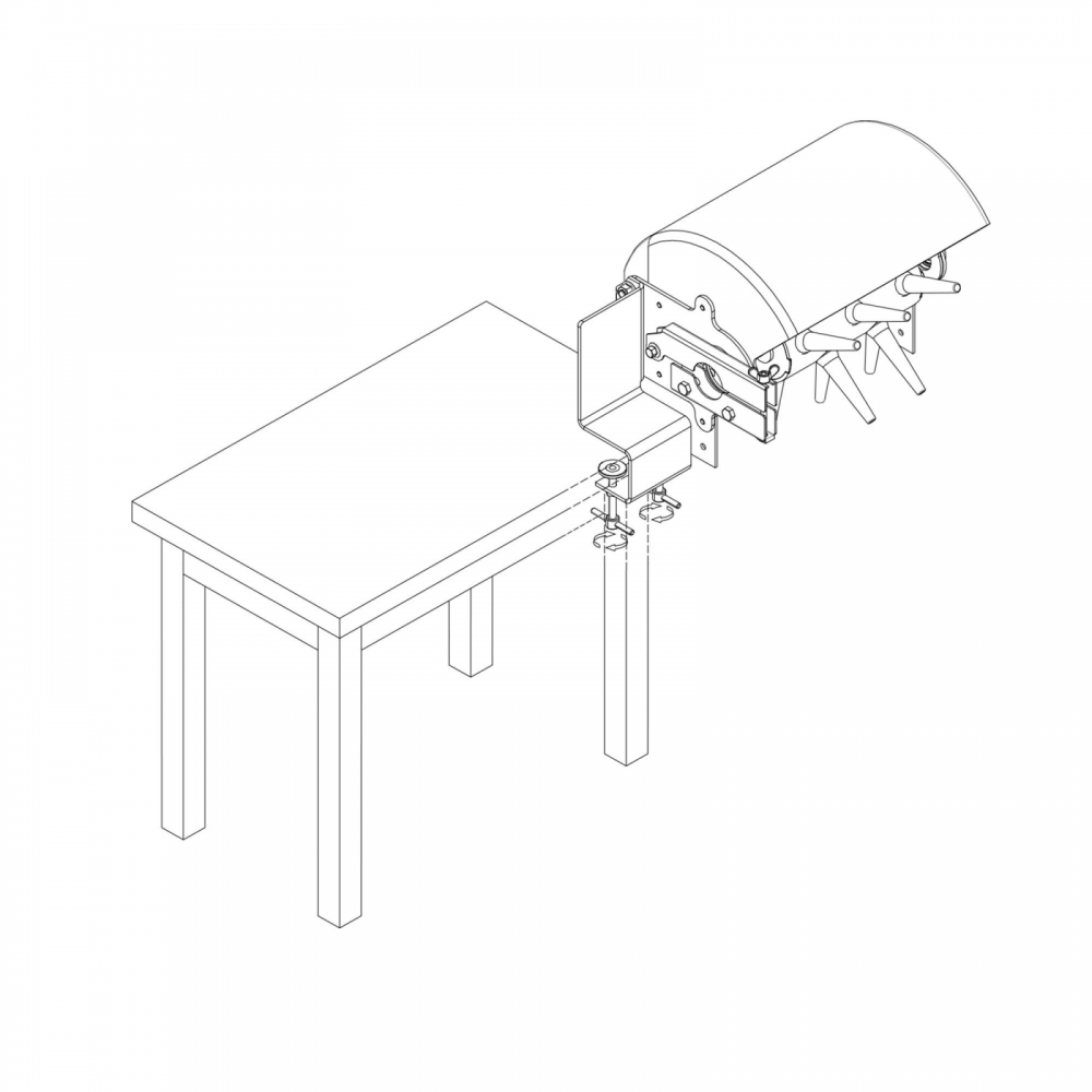 Deplumator cu montare pe suprafata plana Tehno Ms prepelite