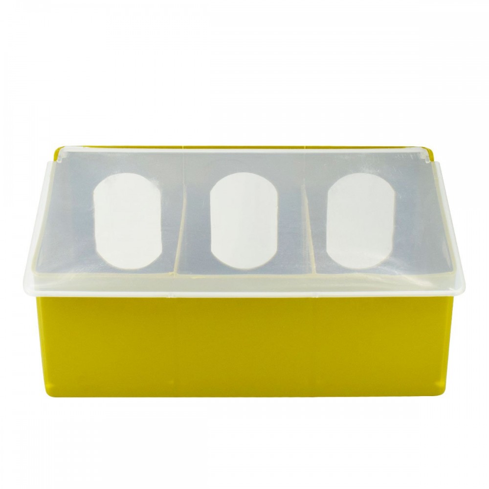 Hranitoare pentru porumbei cu 3 compartimente (set 10 buc)