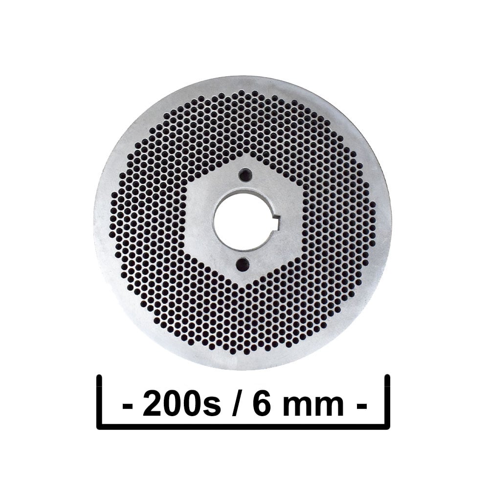 Matrita pentru granulator KL-200S cu gauri de 6 mm O Matrita pentru granulator KL-200S cu gauri de 6 mm O