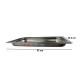 Tava de bucatarie de inox 530x325x20mm