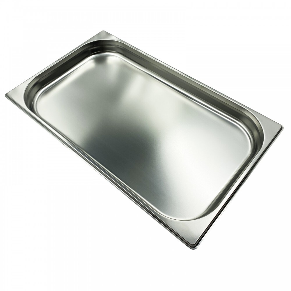 Tava de bucatarie de inox 530x325x20mm
