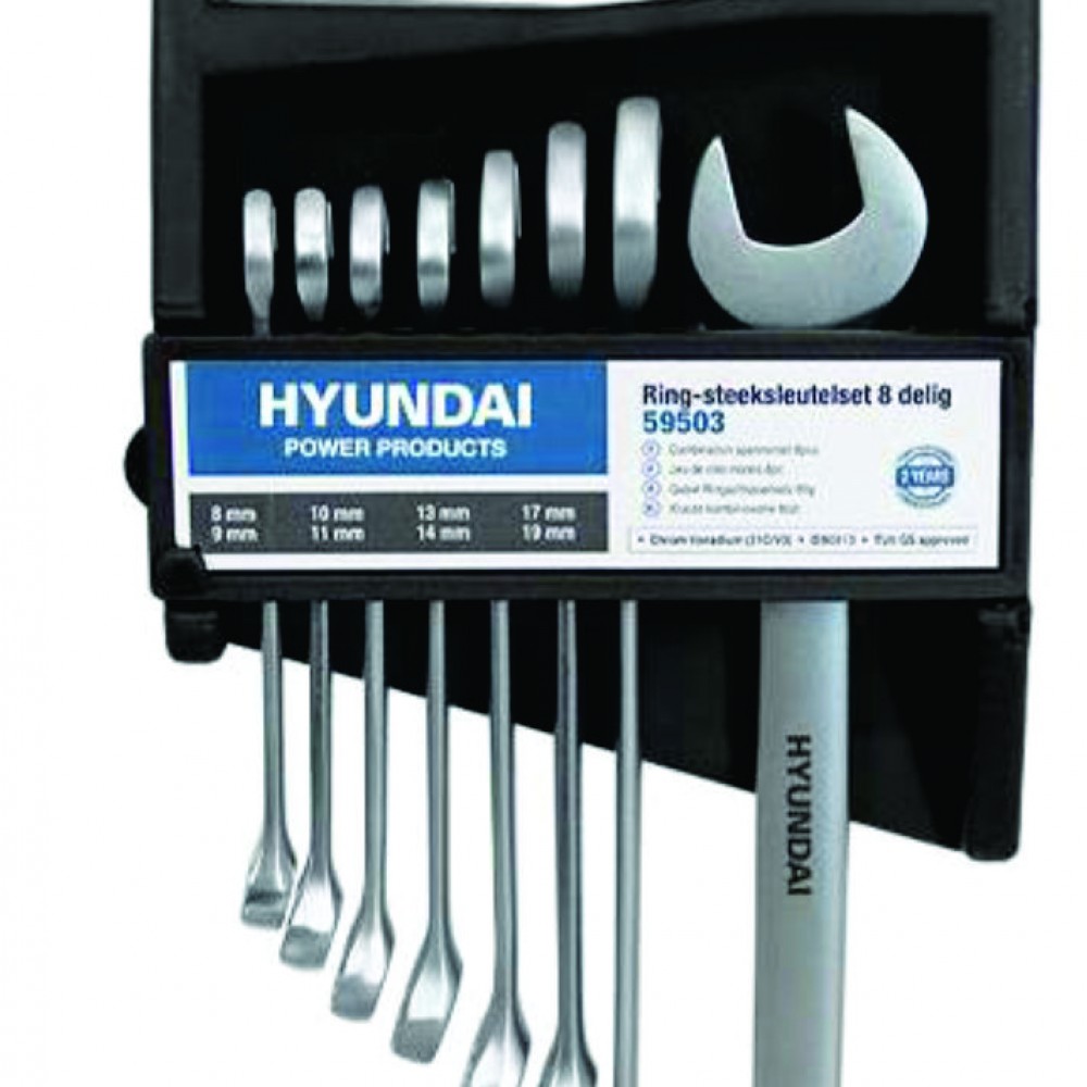 Set 8 chei combinate 8-19 HYUNDAI HY-59503 Set 8 chei combinate 8-19 HYUNDAI HY-59503