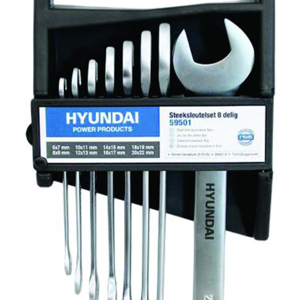 Set 8 chei fixe 6-22 HYUNDAI HY-59501 Set 8 chei fixe 6-22 HYUNDAI HY-59501