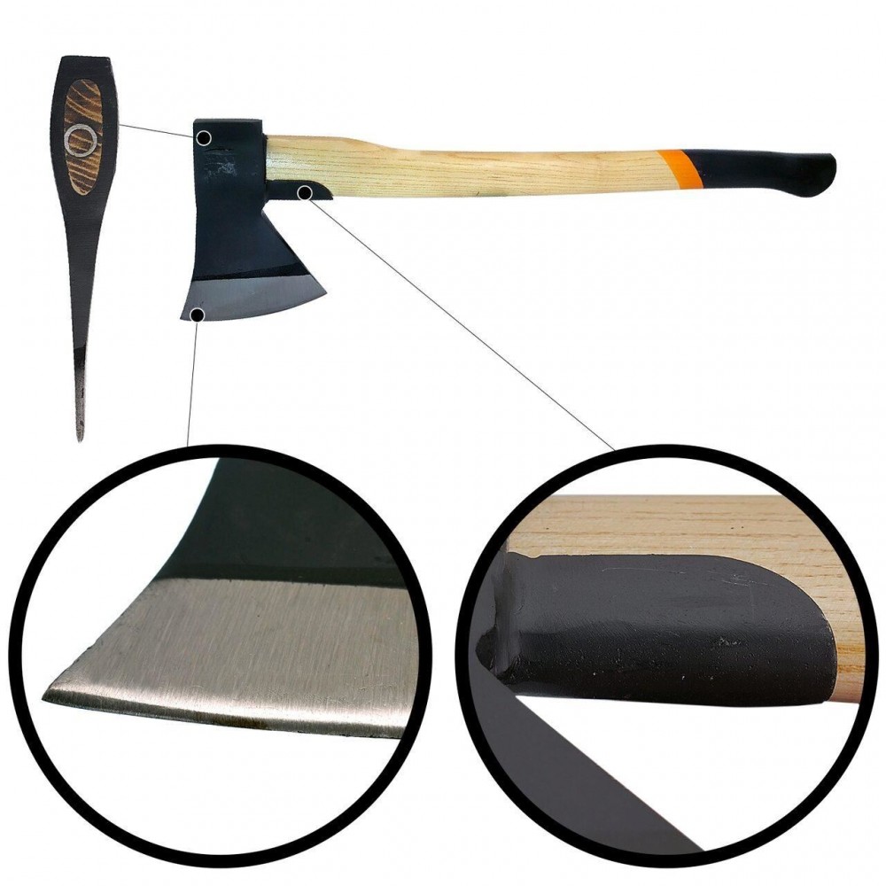 Topor, coada lemn, cu protectie, 1.5 kg, 13.5x80 cm, Richmann Exclusive Topor, coada lemn, cu protectie, 1.5 kg, 13.5x80 cm, Richmann Exclusive