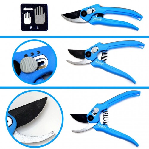 Foarfeca gradina, tip bypass, pentru trandafiri, pomi, vita de vie, 9.9 cm, Aquacraft Foarfeca gradina, tip bypass, pentru trandafiri, pomi, vita de vie, 9.9 cm, Aquacraft