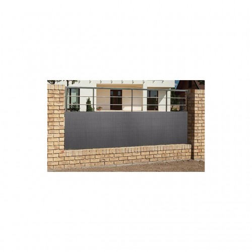 Paravan pentru balcon, terasa, gard PVC, gri, 1300 g/m2, UV, 3x1 m