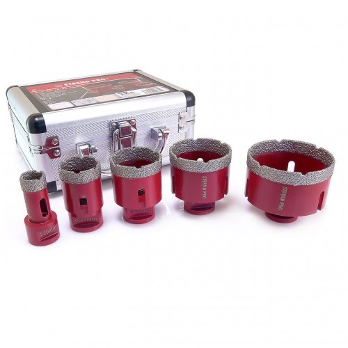 Carote diamantate, M14, set 5 buc, 20-72 mm, Strend Pro Carote diamantate, M14, set 5 buc, 20-72 mm, Strend Pro