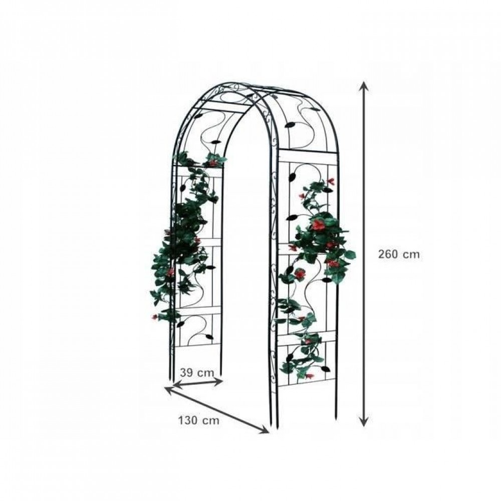 Arcada metalica, pergola, pentru gradina, 130x39x260 cm Arcada metalica, pergola, pentru gradina, 130x39x260 cm