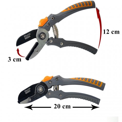 Foarfeca gradina, tip nicovala, teflon, otel japonez SK5, 20 cm, Richmann Exclusive Foarfeca gradina, tip nicovala, teflon, otel japonez SK5, 20 cm, Richmann Exclusive