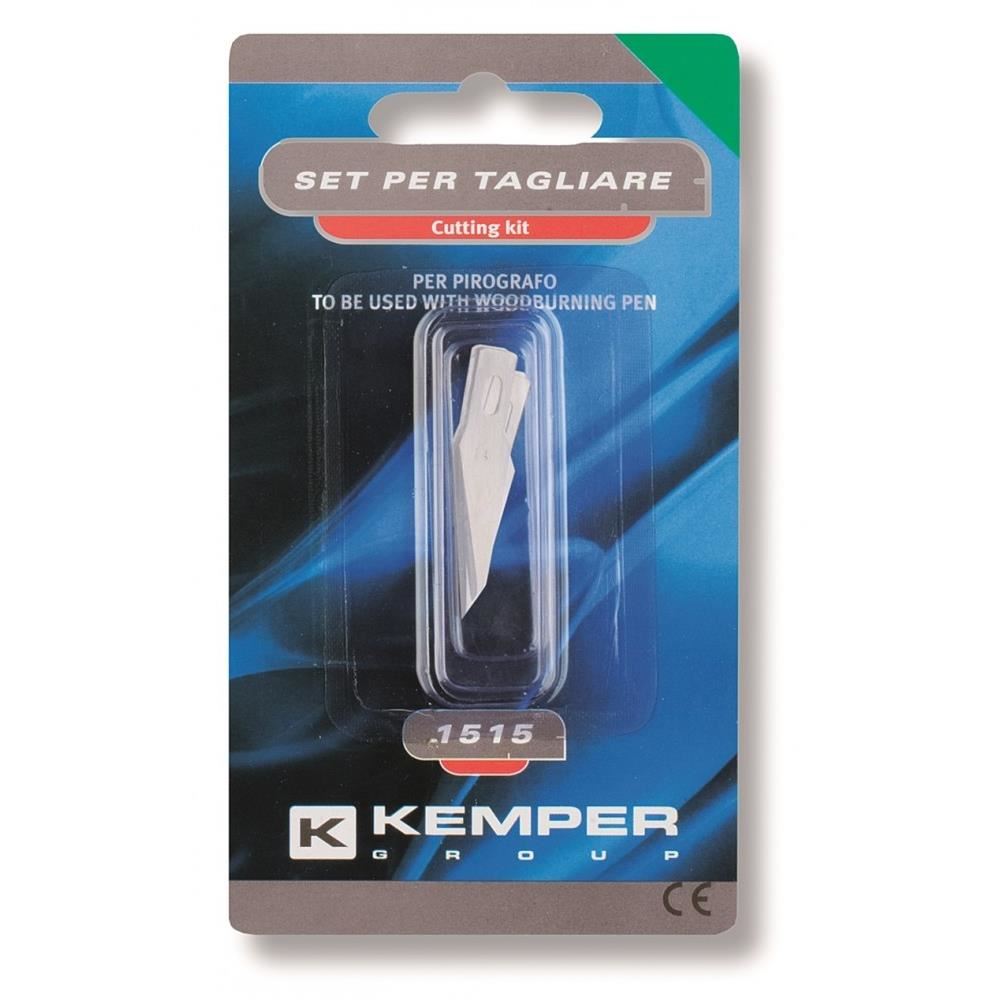 Varfuri, accesorii, aparat pirogravura, pentru taiat lemn, set 6 buc, Kemper