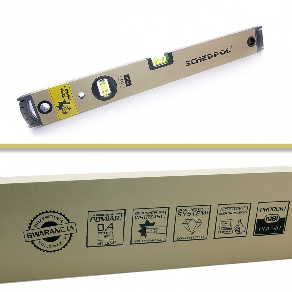 Nivela LUX profesionala  2 bule 120 cm, bula orizontala ochi de peste