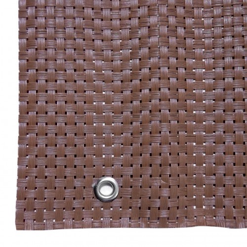 Paravan pentru balcon, terasa, gard, UV, 800 g/m2, maro, 3x0.9 m
