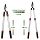Foarfeca crengi, tip bypass, maner telescopic 75-100 cm, Strend Pro